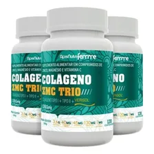 Kit 3 Colágeno ZMC Trio ApisNutri 120 Comprimidos Foto mini 1