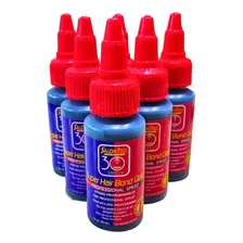 Kit 3 Colas Salon Pro Cabelos Cilios Antialérgica 30ml Top Cor Preto Foto  mini 1