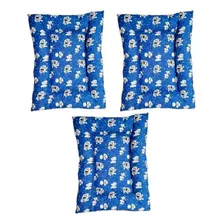 Kit 3 Colchões Caminha Cachorro Gato Pet 100% Lavável M Azul Foto  mini 1