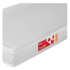 Kit 3 ColchÔes Liso Para Berço 130x70x10 Cm D18 Branco - Pro Foto mini 2