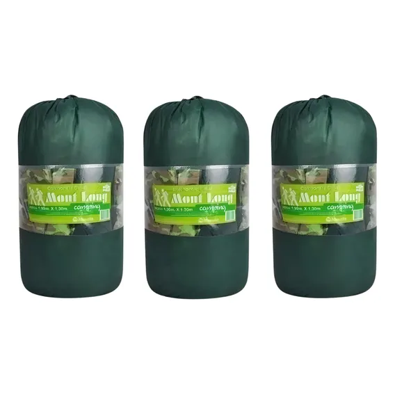Kit 3 Colchonete Acampamento Camping 190x60 Cm Solteiro Foto 1