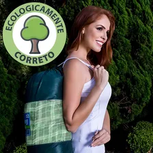 Kit 3 Colchonete Camping Casal 190x130cm Bolsa Xadrez Verde Foto mini 2