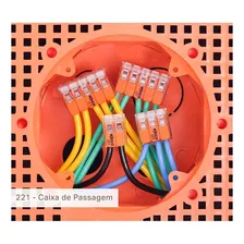 Kit 3 Conector Wago Emenda 5 Fios Mod. 221-415 Foto mini 3