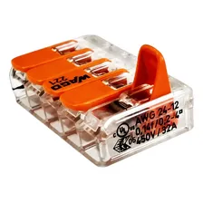 Kit 3 Conector Wago Emenda 5 Fios Mod. 221-415 Foto mini 1