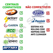 Kit 3 Controle Remoto Portão Eletrônico Ppa Garen Rcg 433mhz Foto mini 3