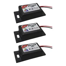 Kit 3 Controle Tx Car Abrir Portão Com Farol Do Carro E Moto Foto mini 1