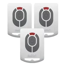 Kit 3 Controles Remoto Branco Sulton Resistente Agua 433mhz Foto mini 1
