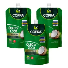 Kit 3 Copra Oleo De Coco Extra Virgem Stand Pouch 100ml Foto  mini 1