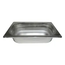 Kit 3 Cubas Gn Inox Gastronômica 1/4 X 65mm Buffet Sem Alça Foto mini  3