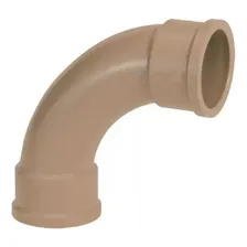 Kit 3 Curva Soldável Longa 90° 50mm Pvc Tubo Cano Foto  mini 1