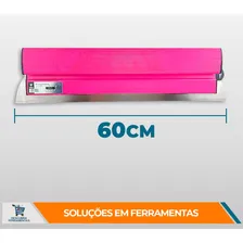Kit 3 Desempenadeiras Berox Rosa Galo Aço Inox Massa Corrida Foto mini 3