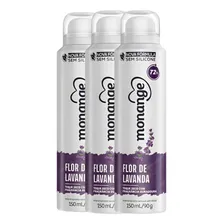 Kit 3 Desodorante Monange Flor De Lavanda 72h 150ml Foto mini 1