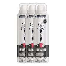 Kit 3 Desodorante Monange InvisÃvel 72h 150ml Foto mini 1