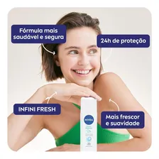 Kit 3 Desodorante Nivea Fresh Natural 90ml Foto mini 4
