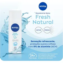 Kit 3 Desodorante Nivea Fresh Natural 90ml Foto mini  3