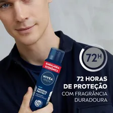 Kit 3 Desodorante Nivea Men Original Protect 48h 150ml Foto mini 3