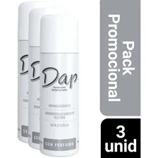 Kit 3 Desodorante Spray Dap Sem Perfume 90ml Foto mini 1