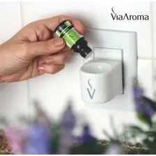 Kit 3 Difusor Aromatizador Elétrico Porcelana Via Aroma Cor Branco Foto mini  3