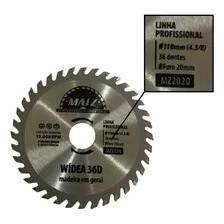 Kit 3 Disco Serra Wídea Madeira 36 Dentes 110mm X 20mm Matz Foto mini  3