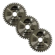 Kit 3 Disco Serra Wídea Madeira 36 Dentes 110mm X 20mm Matz Foto  mini 1