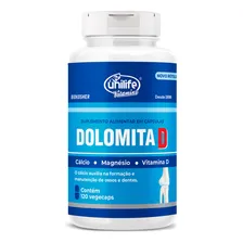 Kit 3 Dolomita D Calcio Magnésio Vitamina D Unilfe 120cáps Sabor Sem Sabor Foto mini 2