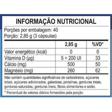 Kit 3 Dolomita D Calcio Magnésio Vitamina D Unilfe 120cáps Sabor Sem Sabor Foto mini 3