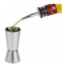 Kit 3 Dosador Duplo Inox 30ml / 60ml Medidor Bebidas Drinks Foto mini 4