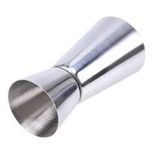 Kit 3 Dosador Duplo Inox 30ml / 60ml Medidor Bebidas Drinks Foto mini 2