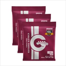 Kit 3 Encordoamento Groove Gfp2x Full Package 011 P Guitarra Foto  mini 1