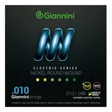 Kit 3 Encordoamento Guitarra Giannini Electric Nickel Geegst Foto mini  2