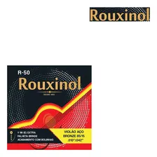 Kit 3 Encordoamento Rouxinol Violão R 50 010 Aço Bronze Foto mini 4