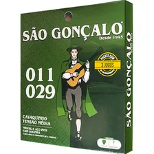 Kit 3 Encordoamento São Gonçalo Cordas P/ Cavaco Com Bolinha Foto mini 1