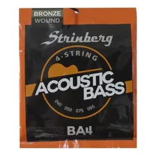 Kit 3 Encordoamento Strinberg BaixolĂŁo Baixo AcĂșstico Ba4 Foto mini 3
