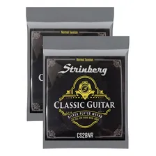 Kit 3 Encordoamento Strinberg Violão Nylon Normal Cs28nr Foto mini  3