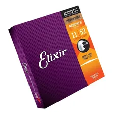 Kit 3 Encordoamento Violão Aço 011 Elixir Phosphor Bronze Foto mini  3