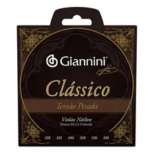 Kit 3 Encordoamento Violão Nylon Giannini Genwpa Clássico Foto mini 3