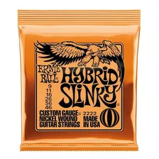 Kit 3 Encordoamentos Guitarra 009 Hybrid Slinky Ernie Ball Foto mini 2