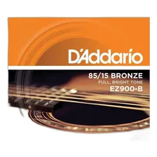 Kit 3 Encordoamentos Violão Aço Daddario Ez900 010 Foto  mini 1