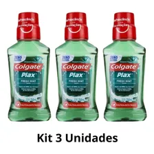 Kit 3 Enxaguante Bucal Plax Fresh Mint 250ml Colgate Foto mini 1