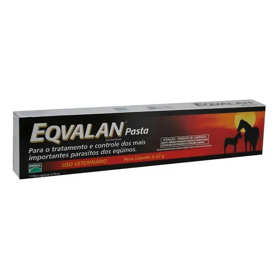 Kit 3 Eqvalan Pasta 6,42g Vermífugo Para Equinos- Boehringer Foto 1