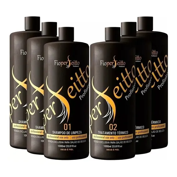 Kit 3 Escova Progressiva Liso Perfeitto Professional Foto 1