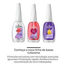 Kit 3 Esmalte Atacado Base Colorama Desamareladora 8ml Cor 3 Bases Foto mini 3