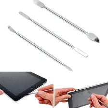 Kit 3 Espatula Aço Abrir Celular Manutenção Tablet Notebook Foto mini  2