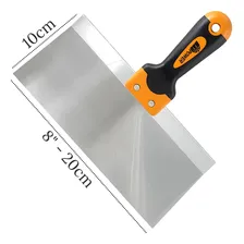 Kit 3 Espátulas Retangular Aço Inox Gesso Drywall Foto mini 4