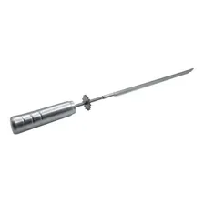 Kit 3 Espetos Grelha Espada Tridente P/ Grill Girat贸rio Foto mini 4