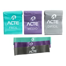 Kit 3 Faixas Bands + 3 Mini Bands T270 Acte Sports Foto mini  2