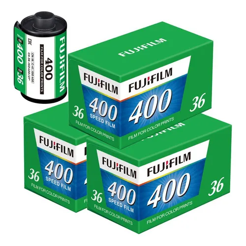 Kit 3 Filmes 35mm Colorido Fujifilm 36 Exposições Iso 400 Foto 1