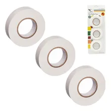 Kit 3 Fita Dupla Face De Espuma Adesiva Extra Forte Branca Foto  mini 1