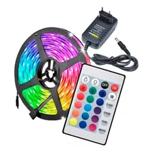 Kit 3 Fitas Led 5050 Rgb, Inluss Luz Rgb 127v Foto mini 1