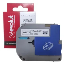 Kit 3 Fitas Rotuladora Brother Mk231 CompatÃvel Pt45 Pt-55 Foto mini 2